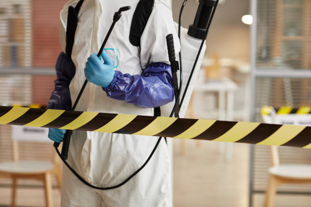 Professional Biohazard technician working in Laurel, NY